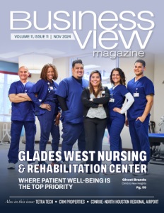 The latest issue cover for Business View Magazine