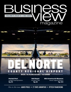 The latest issue cover for Business View Magazine