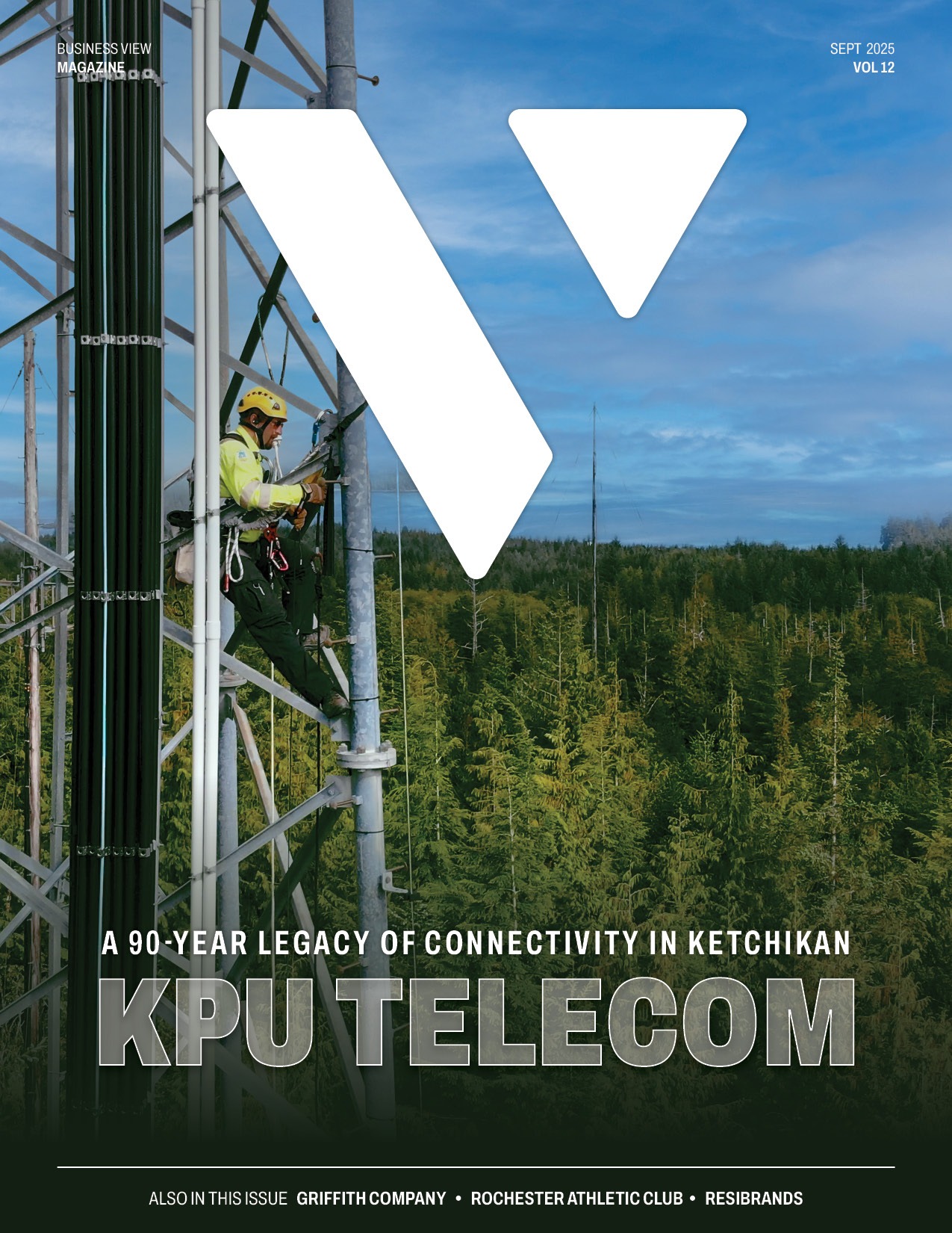 The latest issue cover for Business View Magazine